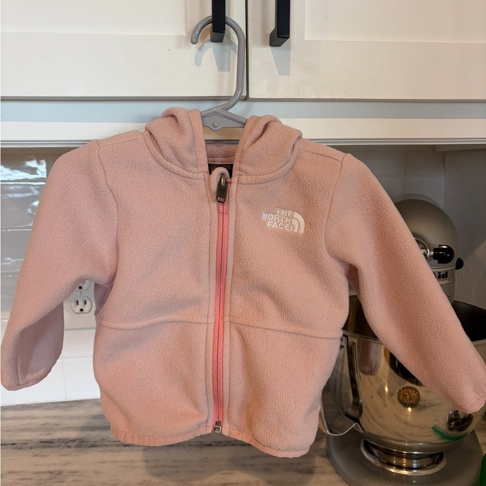 The North Face Light Pink Fleece Hoodie